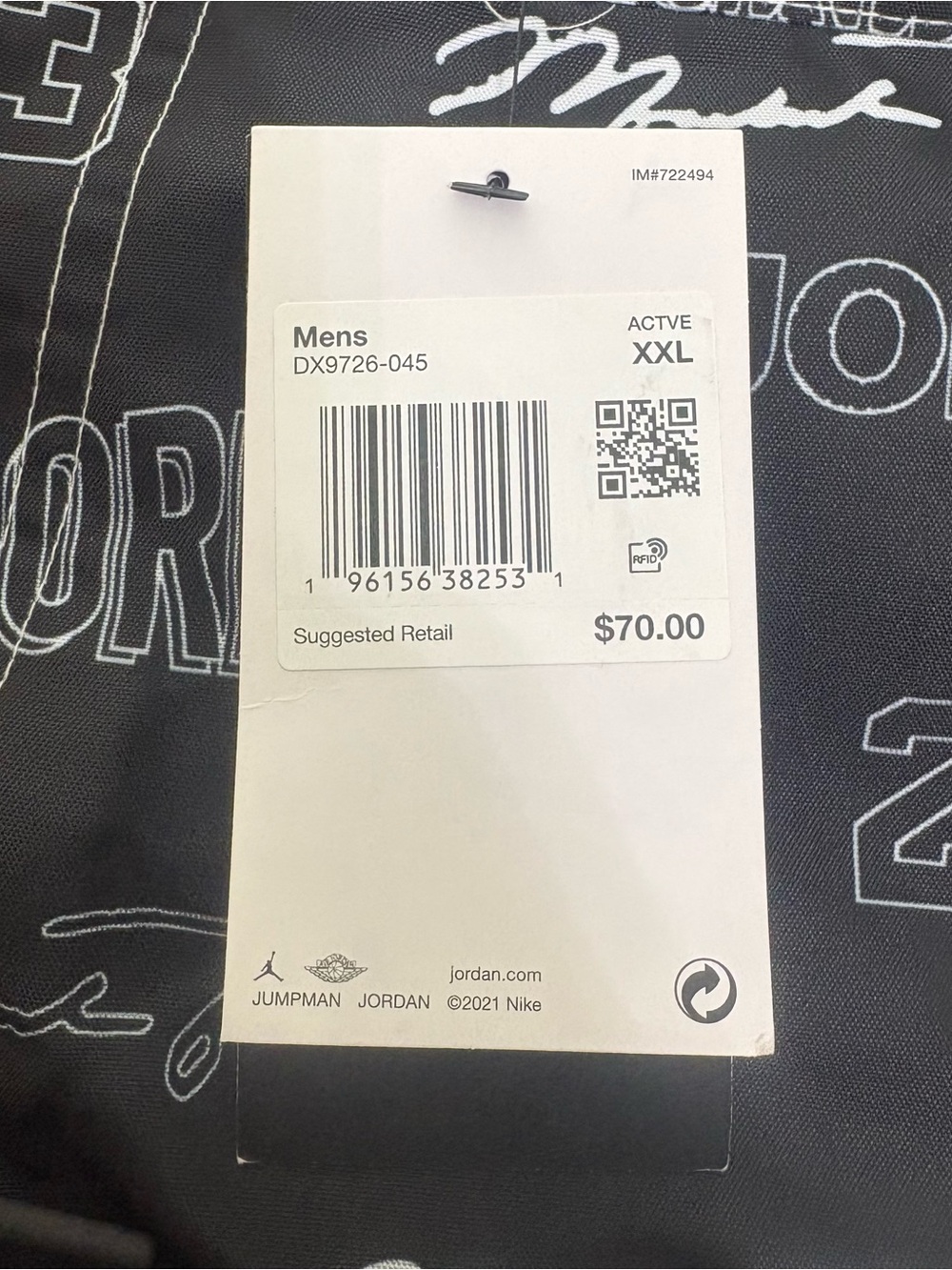 Jordan Graphics Flight MVP Mens Repel Shorts Black DX9726-045 Mens Sz:XXL - Picture 8 of 13